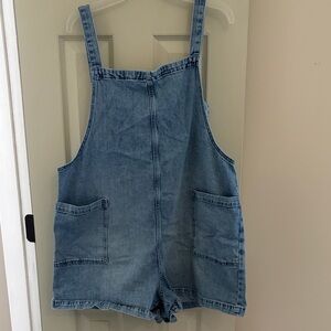 Aerie Light Blue  Overall Shorts